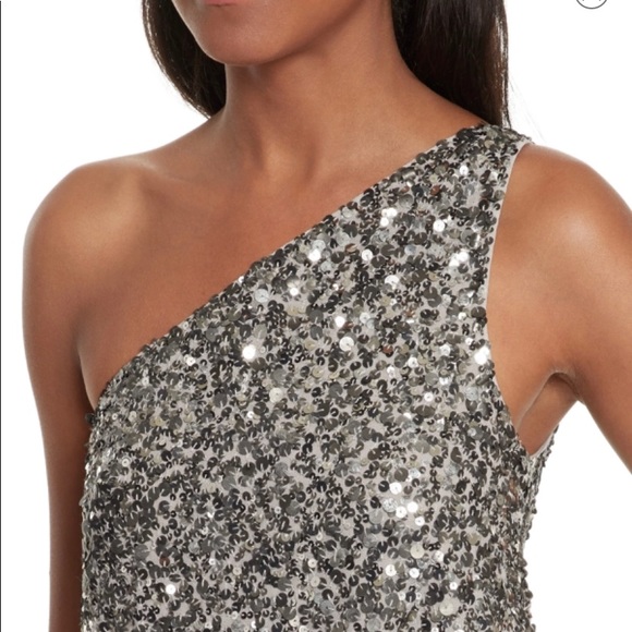 Joie Tops - SALE JOIE SEQUINED ONE SHOULDER TOP SIZE LARGE